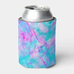 Enfriador De Latas Rosa y azul de algodón de azúcar con lavado de acu