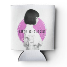 Rosa y negro Chica de clase y clase