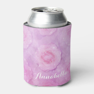 Enfriador De Latas Rosas de acuarela