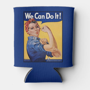 Enfriador De Latas Rosie la Remachadora: Mujeres Fuertes Empoderamien