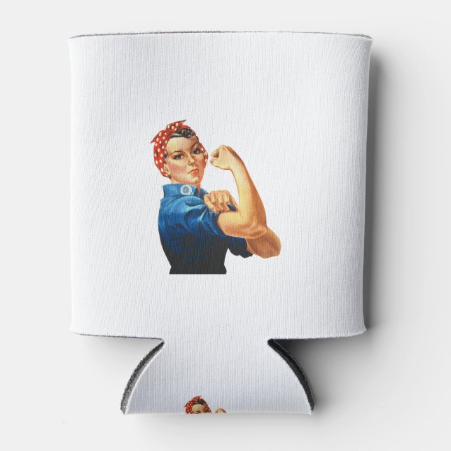 Enfriador De Latas Rosie the Riveter (Anverso)