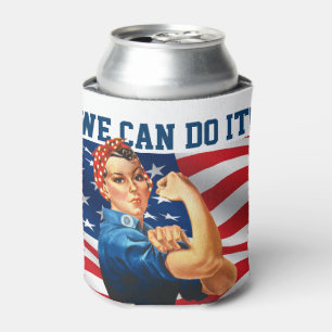 Enfriador De Latas Rosie the Riveter - ¡Podemos hacerlo!