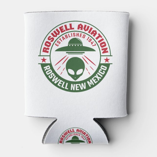 Enfriador De Latas Roswell Aviation Fundada en 1947 (Anverso)