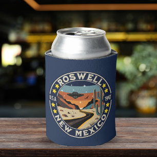 Enfriador De Latas Roswell New Mexico Classic UFO Scenery