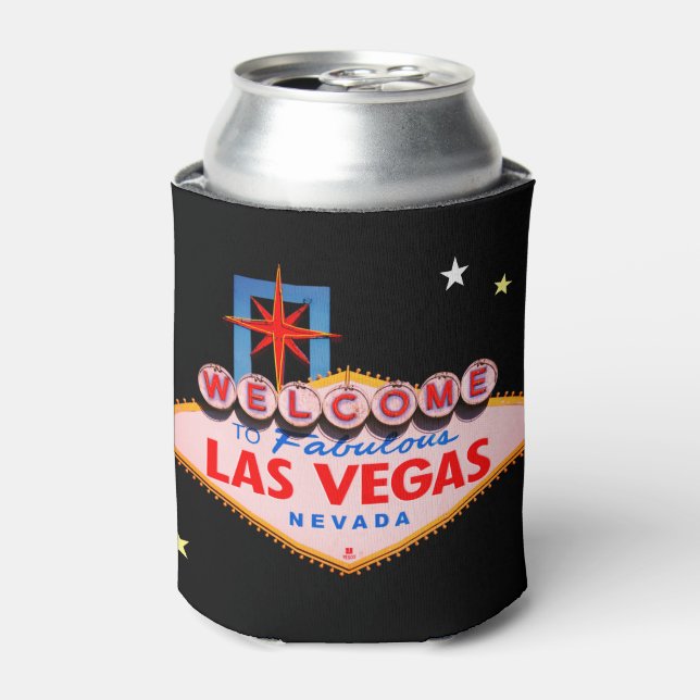 Enfriador De Latas Rótulo de Las Vegas (Lata Anverso)