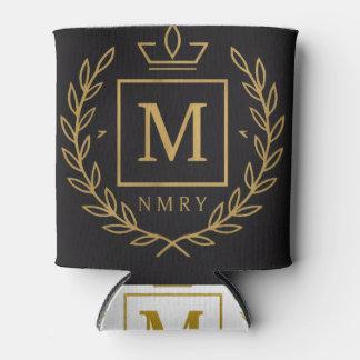 Enfriador De Latas "Royal NMKY Emblem – Monogram M Crest Design"