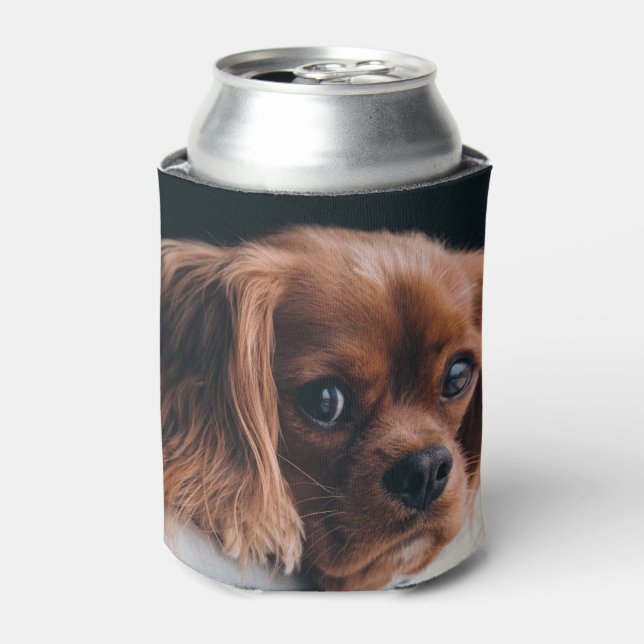 Enfriador De Latas Ruby Cavalier King Charles Spaniel Dog (Lata Anverso)