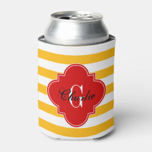 Enfriador De Latas rugby Raya Roja