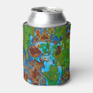 Enfriador De Latas Rústico Metalizado de descoloramiento de pintura v