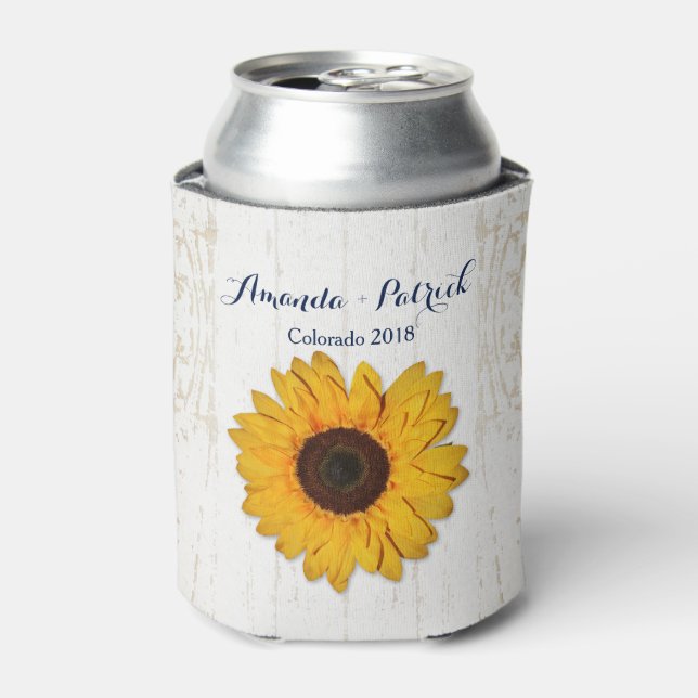 Enfriador De Latas Rústico Refrigerador de bebidas de encaje de giras (Lata Anverso)