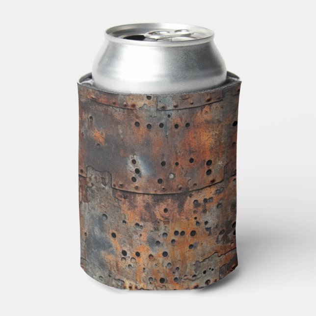 Enfriador De Latas Rusty Refrigerador de bebidas Metalizado (Lata Anverso)