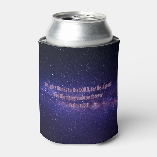 Enfriador De Latas Salmo 107:1 (Lata Anverso)