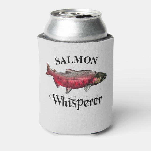 Enfriador De Latas Salmon Whisperer Light (Reverso de la lata)