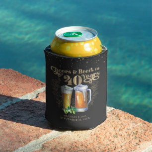 Enfriador De Latas Saludos a 40 años Vintage personalizado