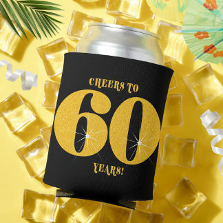Enfriador De Latas Saludos a 60 años Sexagésimo cumpleaños