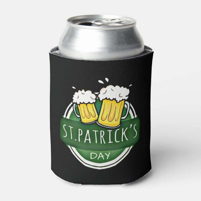 Enfriador De Latas Saludos a los cerdos del Día de San Patricio (Lata Anverso)