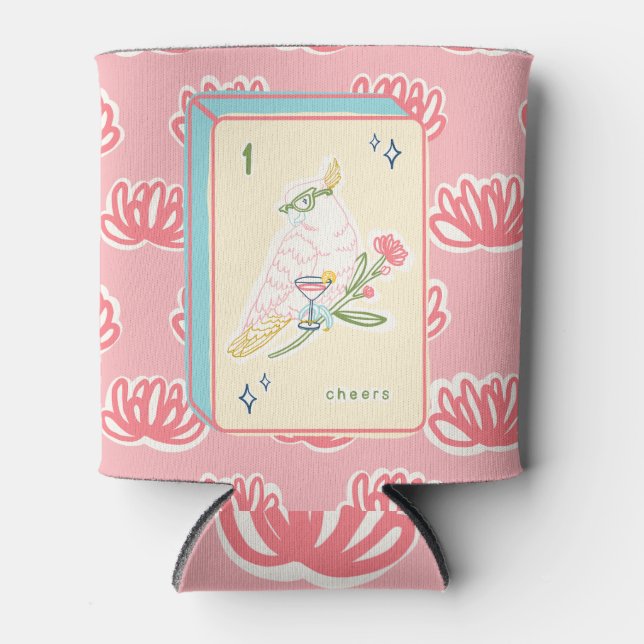 Enfriador De Latas Saludos al Refrigerador de bebidas Bam Mahjong (Anverso)