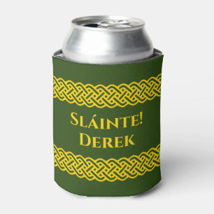 Enfriador De Latas Saludos irlandeses al verde celta