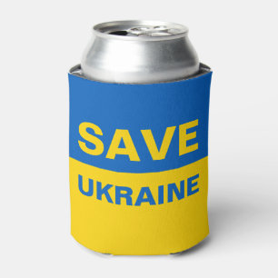 Enfriador De Latas Salvar la bandera ucraniana