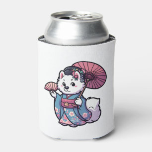 Enfriador De Latas Samoyed Dog Kimono