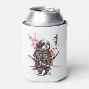 Enfriador De Latas Samurai Shih Tzu � perro guerrero épico
