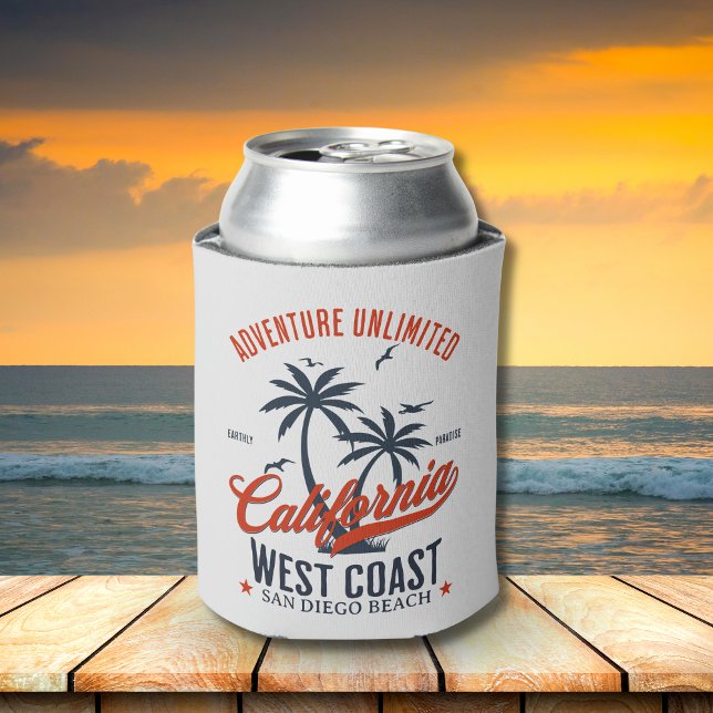 Enfriador De Latas San Diego California Beach Adventure Unlimited (Subido por el creador)