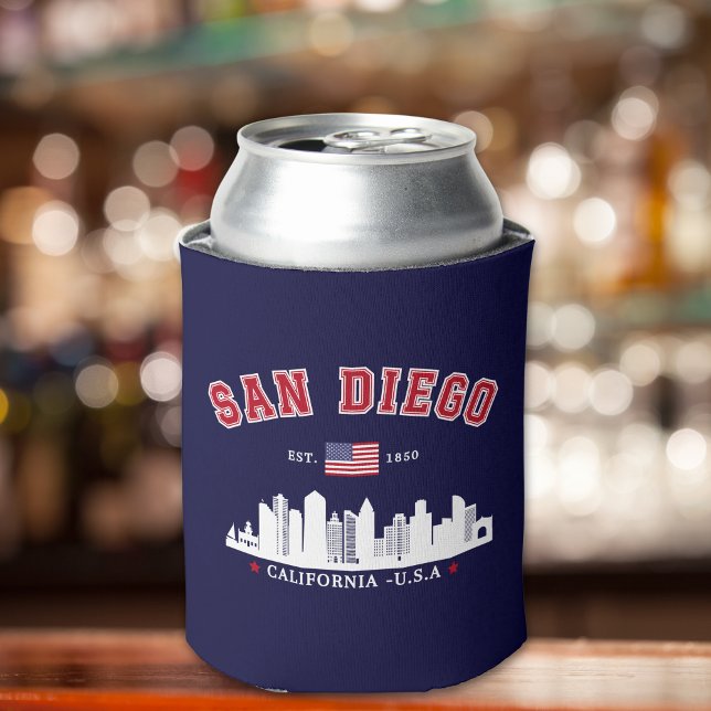 Enfriador De Latas San Diego Skyline Golden State Style (Subido por el creador)