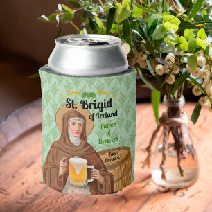 Enfriador De Latas Santa Brígida de Irlanda y su barril de cerveza