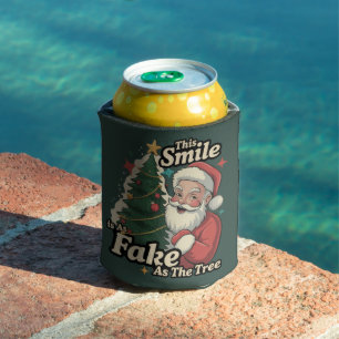 Enfriador De Latas Santa Esta Sonrisa Es Tan Falso Como La Familia De