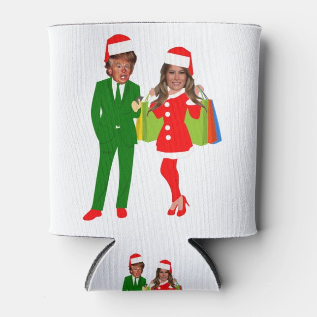 Enfriador De Latas santa trump melania (Anverso)