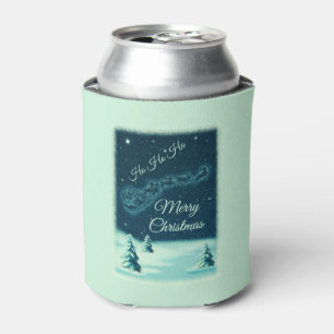 Enfriador De Latas Santa y sus Navidades de renos