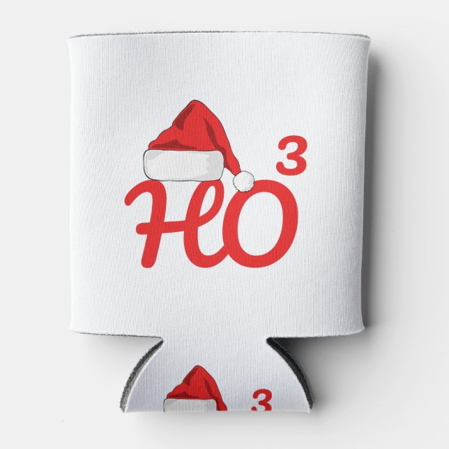 Enfriador De Latas Santa's Ho Christmas  (Anverso)