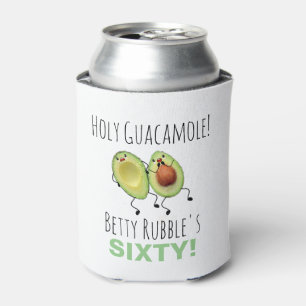 Enfriador De Latas Santo Guacamole 60 cumpleaños personalizado