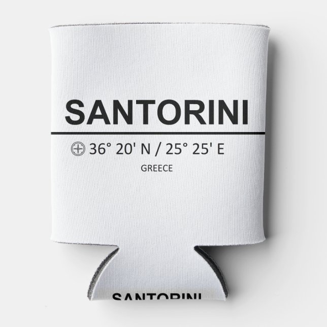 Enfriador De Latas Santorini (Anverso)