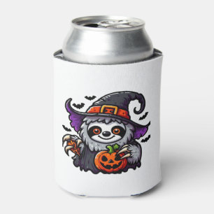 Enfriador De Latas Scary Halloween Sloth Witch Gorra disstume espeluz