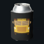 Enfriador De Latas School Bus Driver Funny Kids School Bus<br><div class="desc">Wear this bus apparel to tell everyone you are proud to be a school bus driver. College School Bus Drivers design that shows a school bus drawing. School Bus Transportation outfit that shows a cute school bus kids design.</div>