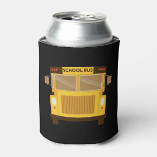 Enfriador De Latas School Bus Driver Funny Kids School Bus