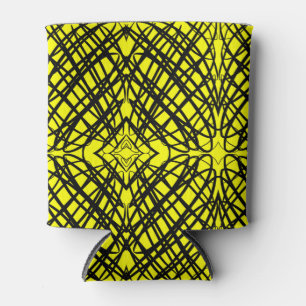 Enfriador De Latas Scribe simple Tejido Espejo Amarillo