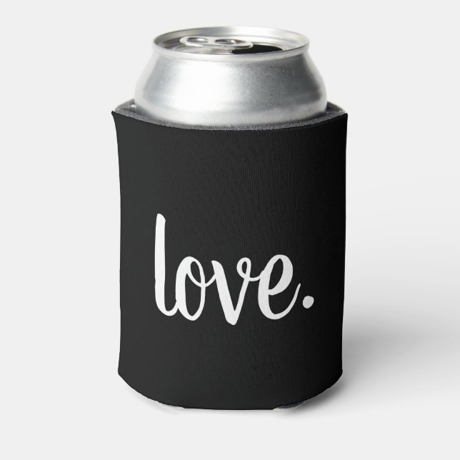 Enfriador De Latas script LOVE. moda | (Reverso de la lata)