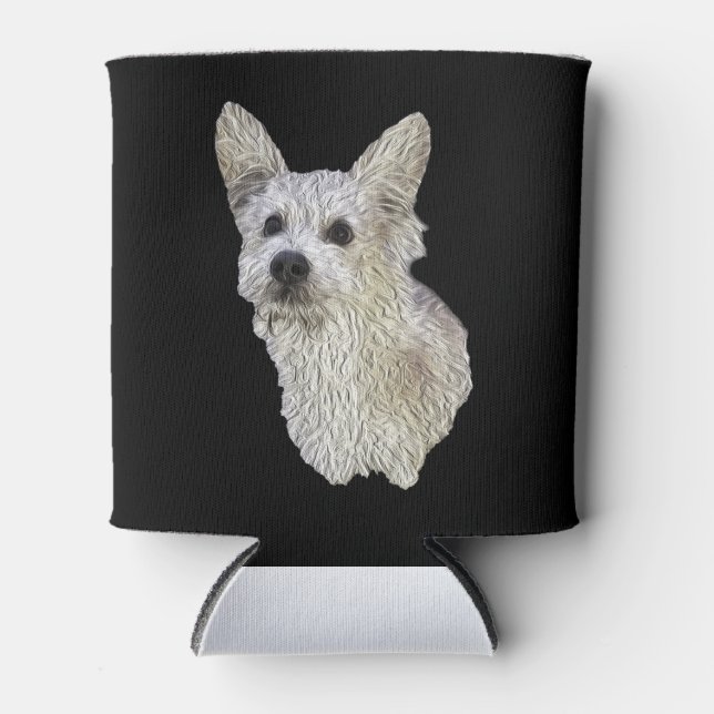 Enfriador De Latas Scruffy Dog Coozie (Anverso)