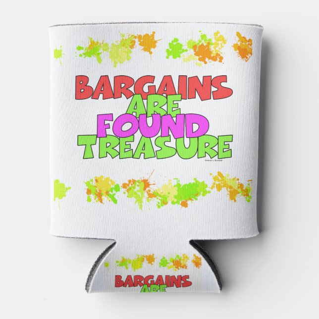 ENFRIADOR DE LATAS SE ENCUENTRAN BARGAINS TREASURE (Anverso)