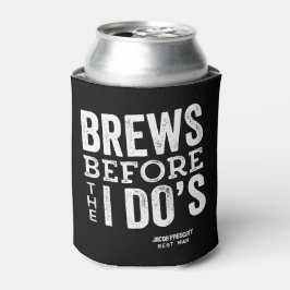 Enfriador De Latas Se prepara antes de que el boda de cerveza de I Do