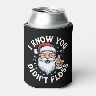 Enfriador De Latas Sé que no usaste hilo dental Dentista Navidad