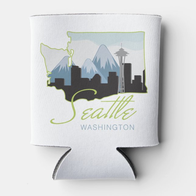 Enfriador De Latas Seatle Washington (Anverso)