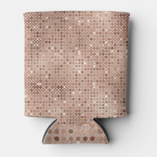 Enfriador De Latas Secuencias de bronce resplandecientes, Purpurina s