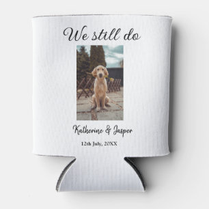 Enfriador De Latas Seguimos haciendo boda pareja mascota foto nombre