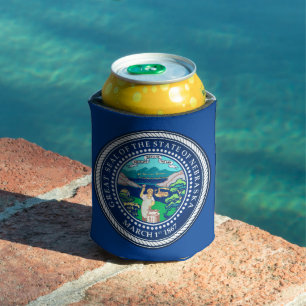 Enfriador De Latas Sello de Estado de Nebraska