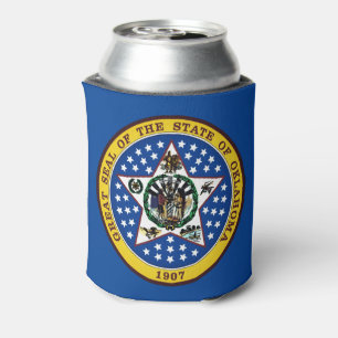 Enfriador De Latas Sello de estado de Oklahoma