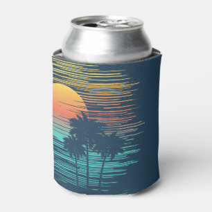 Enfriador De Latas Selva tropical Hawaii Sunset Sunrise