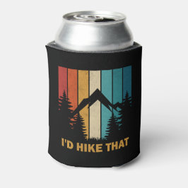 Enfriador De Latas Senderismo de Montaña Vintage Me Aventuraría en Es